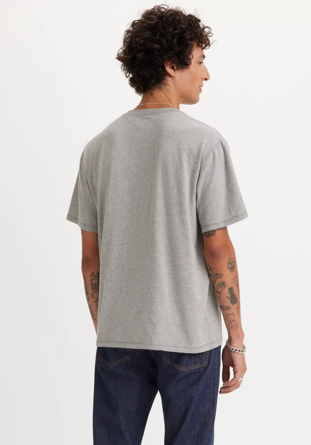 Levi's® Rundhalsshirt SS 4 BUTTON HENLEY mit Knopfleiste günstig online kaufen