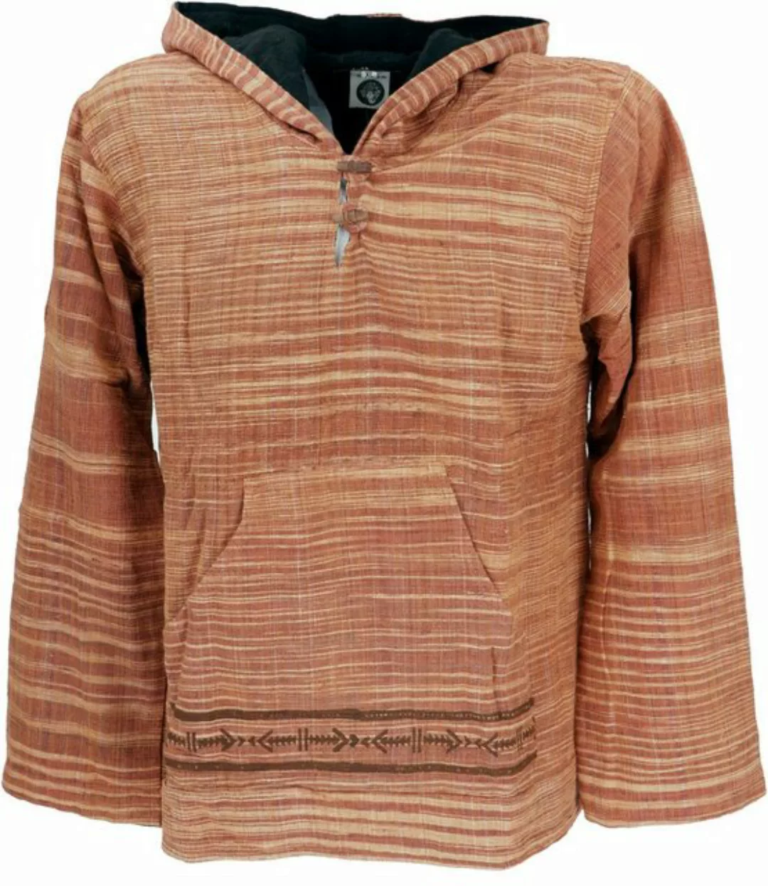 Guru-Shop Sweater Ethno Kadhi Kapuzenshirt, Baja Hoodie - rost alternative günstig online kaufen