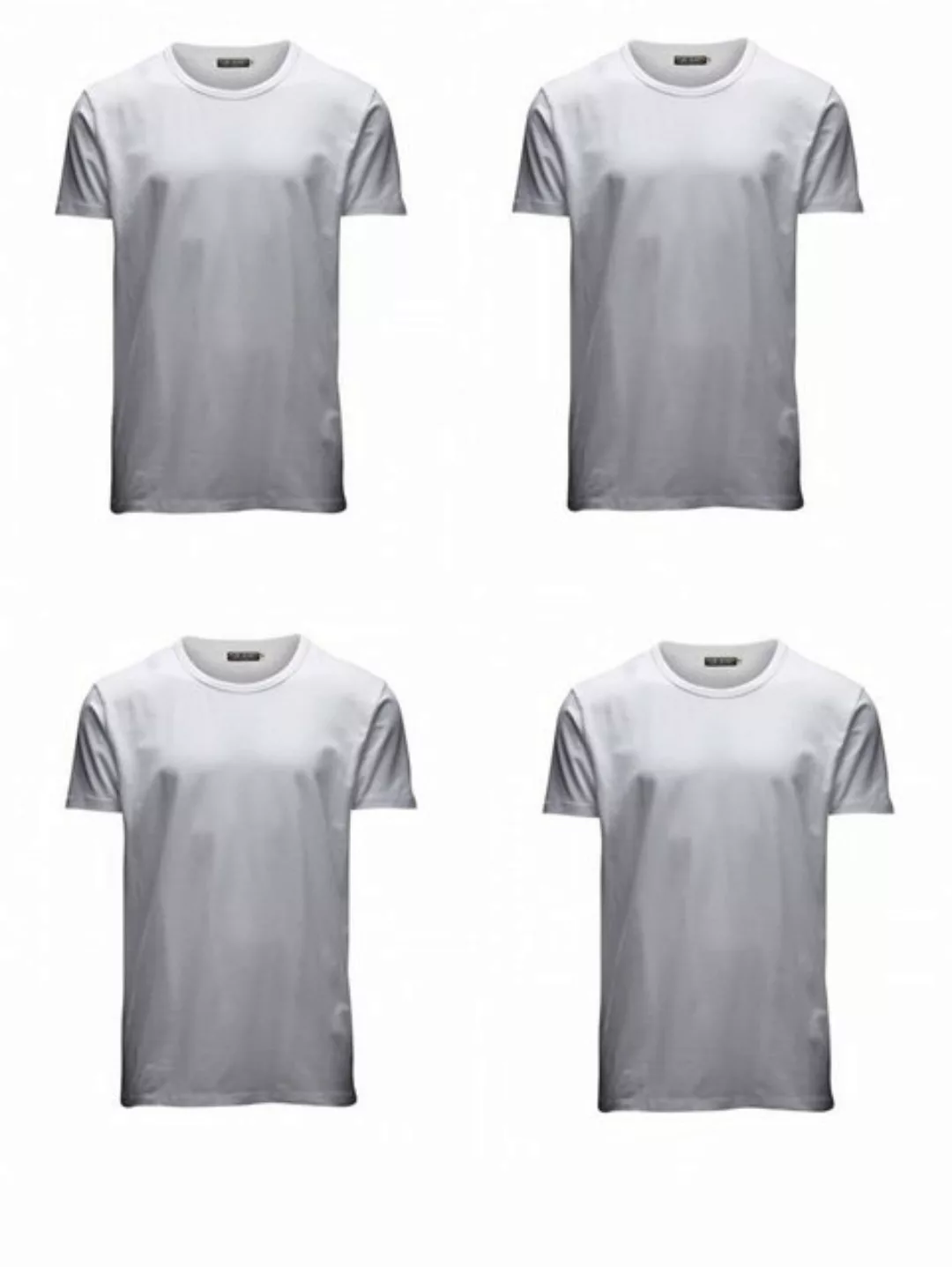 Jack & Jones Herren T-Shirt O-Neck & V-Neck Slim Fit 4er Pack günstig online kaufen