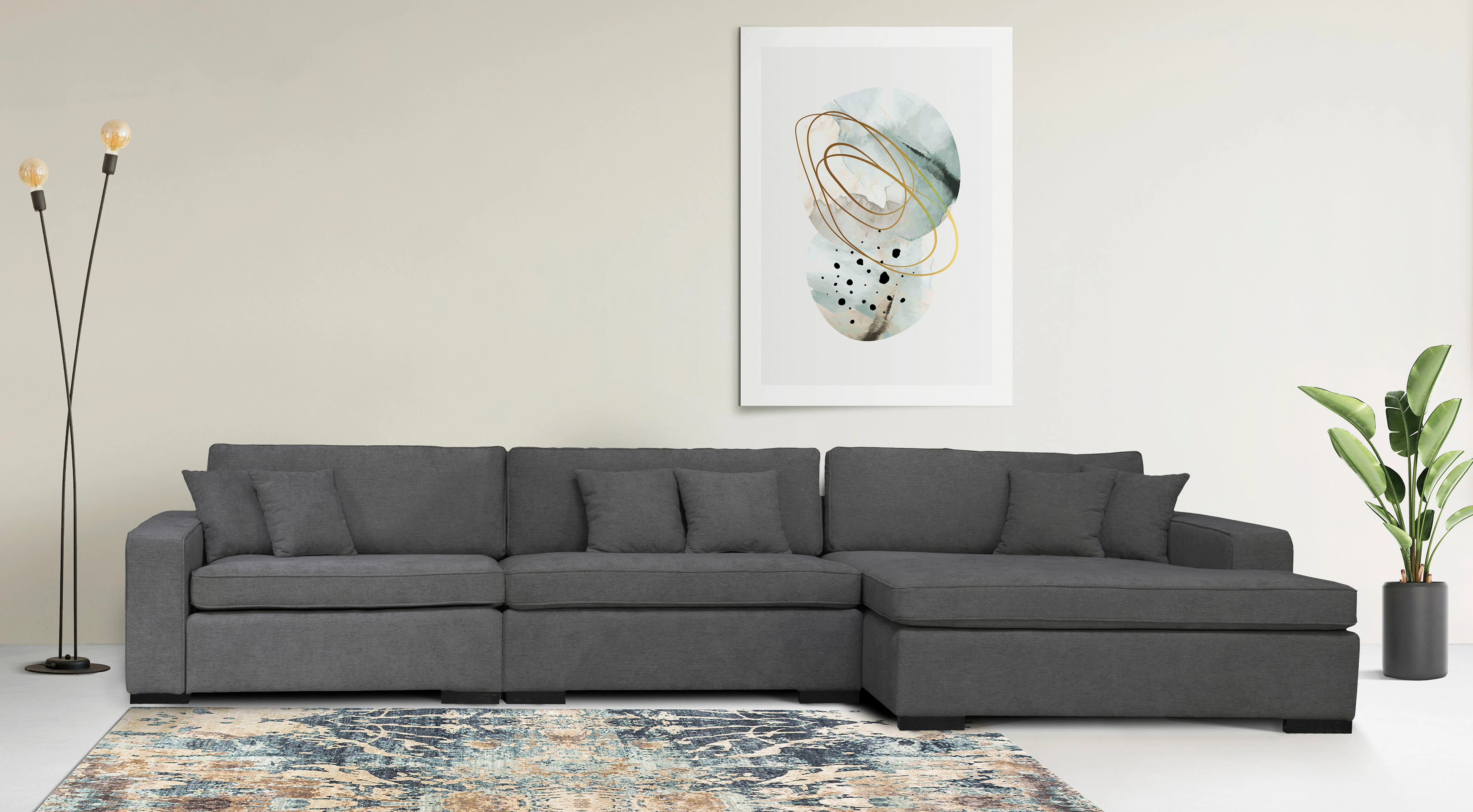 Guido Maria Kretschmer Home&Living Ottomane "Skara L-Form" günstig online kaufen