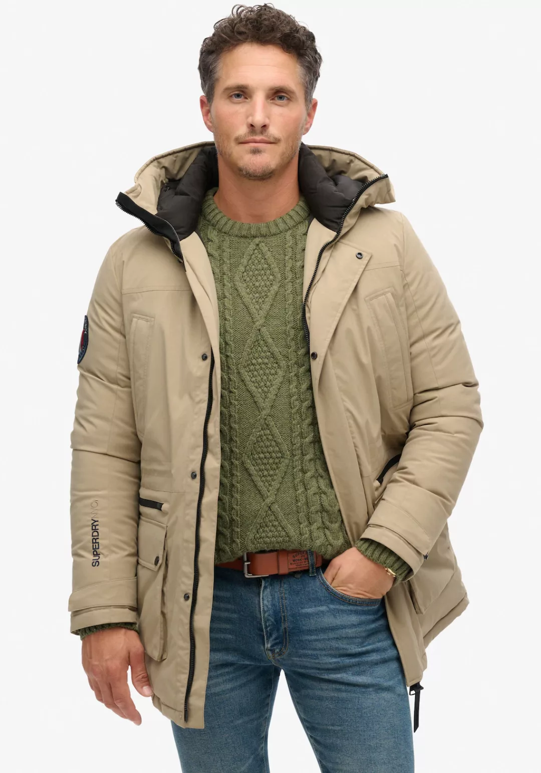 Superdry Steppjacke City Padded Parka Jacket günstig online kaufen