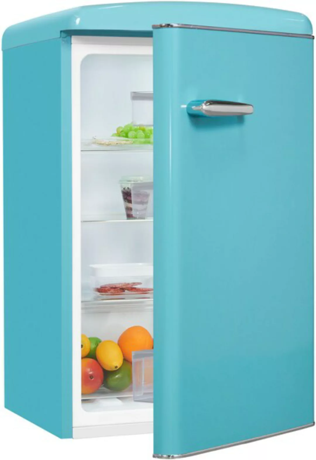exquisit Kühlschrank »RKS120-V-H-160F«, RKS120-V-H-160F taubenblau, 89,5 cm günstig online kaufen