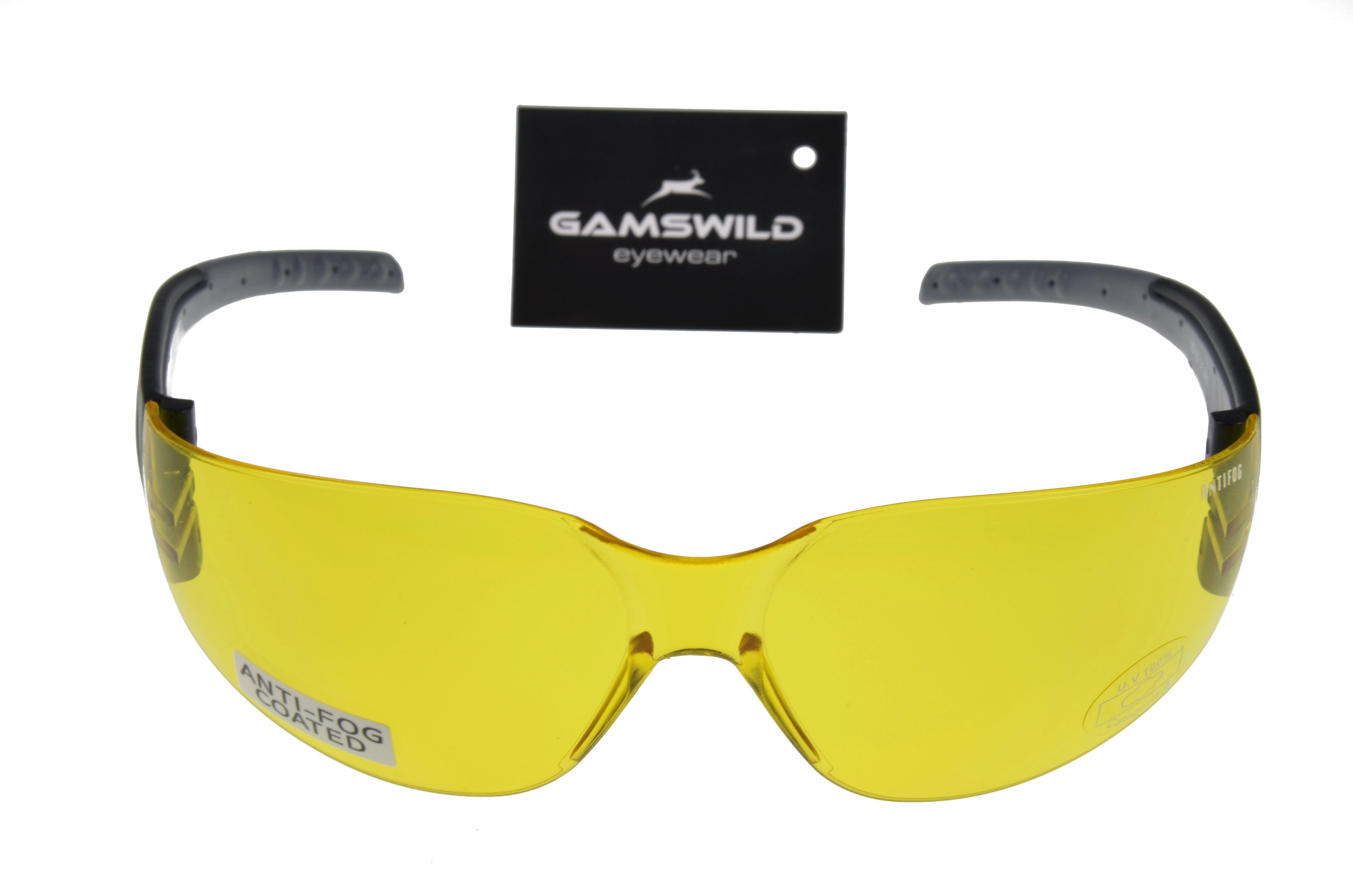 Gamswild Sportbrille UV400 Sonnenbrille Fahrradbrille Skibrille günstig online kaufen