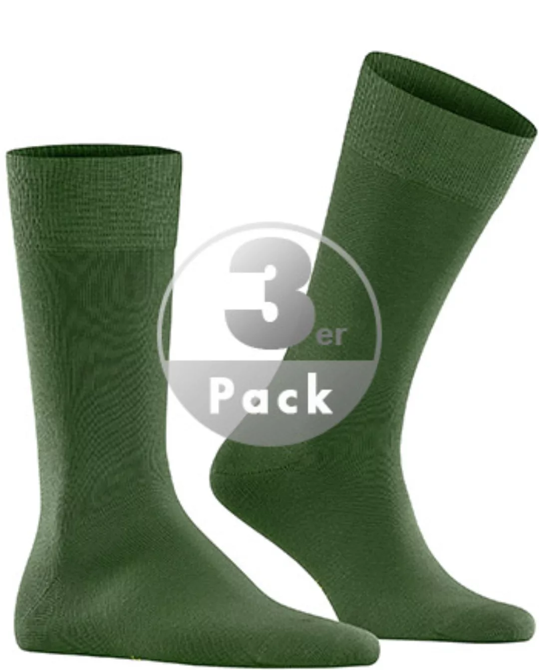 Burlington Lord Herren Socken, 40-46, Grün, Uni, Baumwolle, 21021-765602 günstig online kaufen