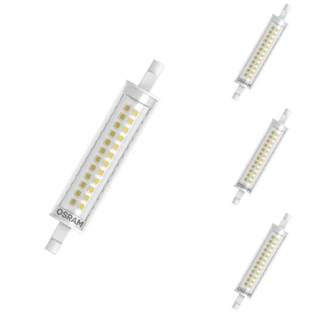 Osram LED Lampe ersetzt 100W R7S Röhre - R7S-118 in Transparent 12W 1521lm günstig online kaufen