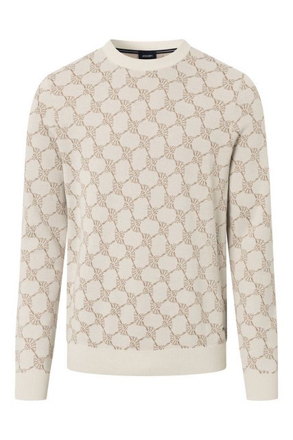 JOOP! Sweatshirt Herren Strickpullover mit Allover-Jacquard - günstig online kaufen