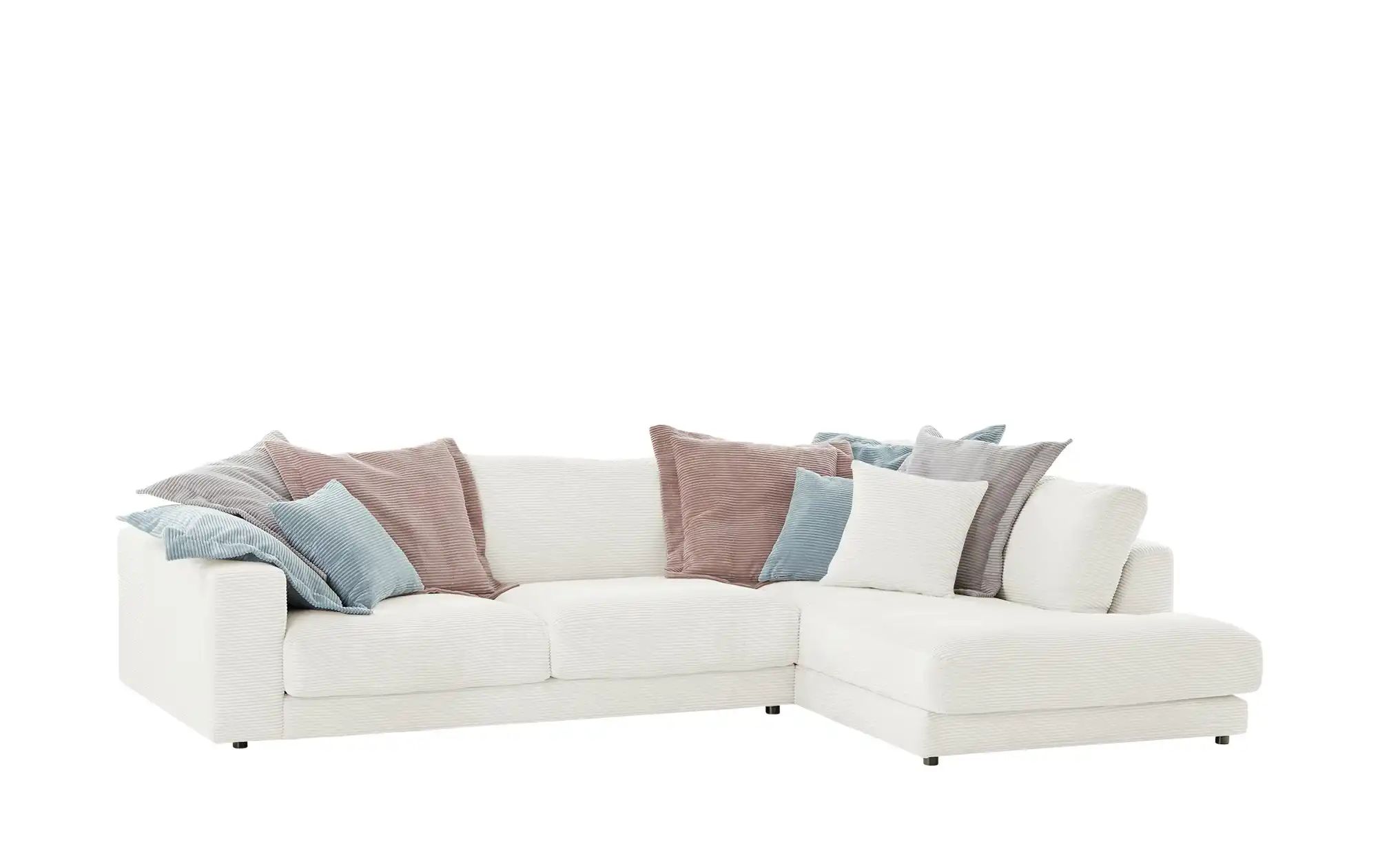 Jette Home Ecksofa Cord Sila ¦ weiß ¦ Maße (cm): B: 325 H: 85 T: 224 Polste günstig online kaufen