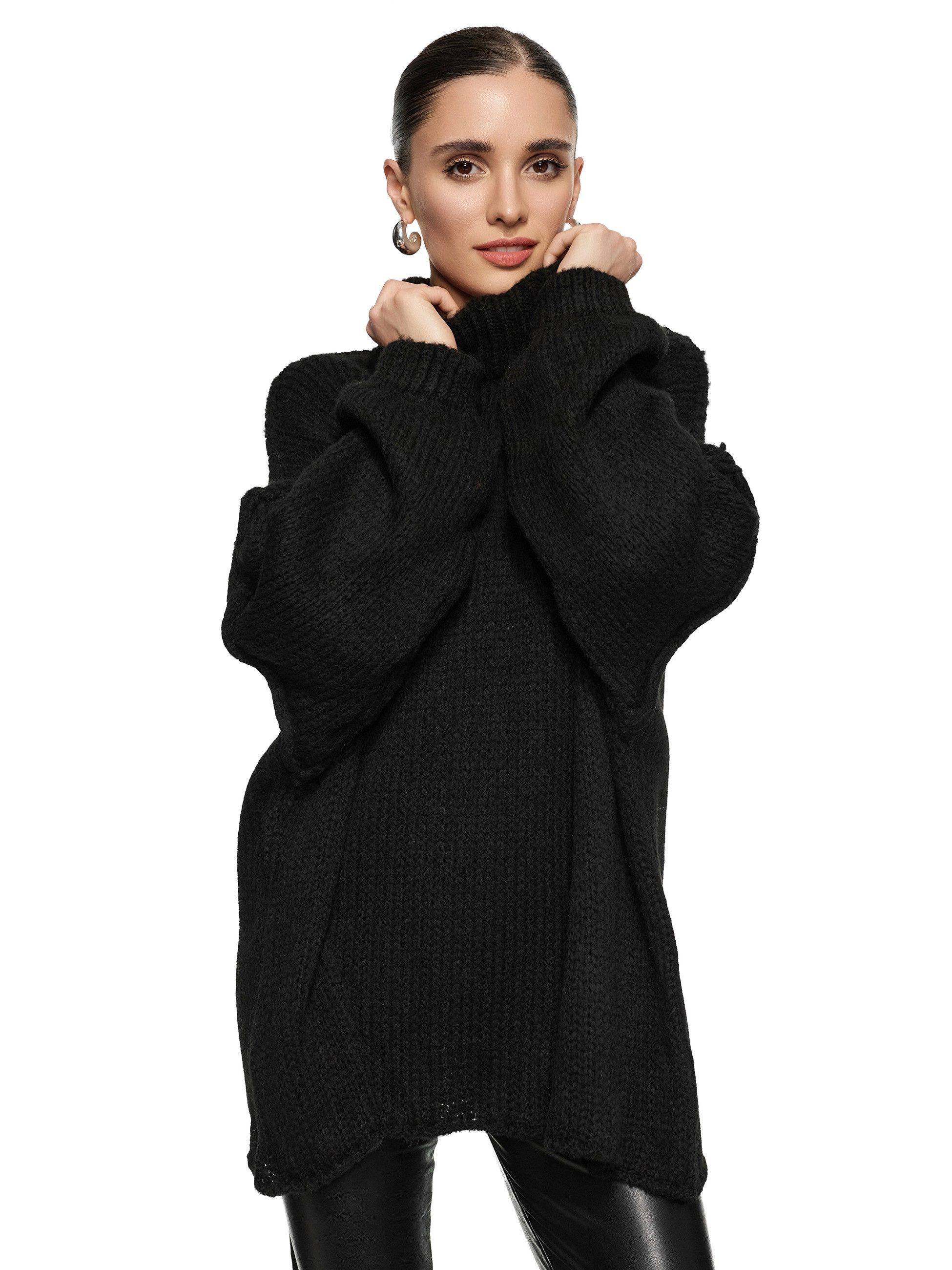Worldclassca Longpullover WORLDCLASSCA Damen Oversize Strickpulllover günstig online kaufen