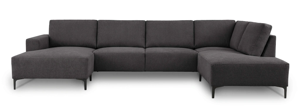 Home affaire Wohnlandschaft "Tournon U-Form, XXL Sofa, Breite 333 cm, Webst günstig online kaufen