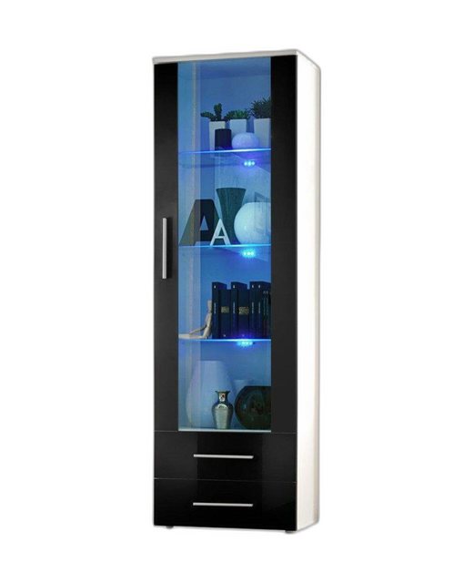 Xlmoebel Vitrine Elegante Holzschrank Vitrine Wohnstil Modern Designer (1-S günstig online kaufen