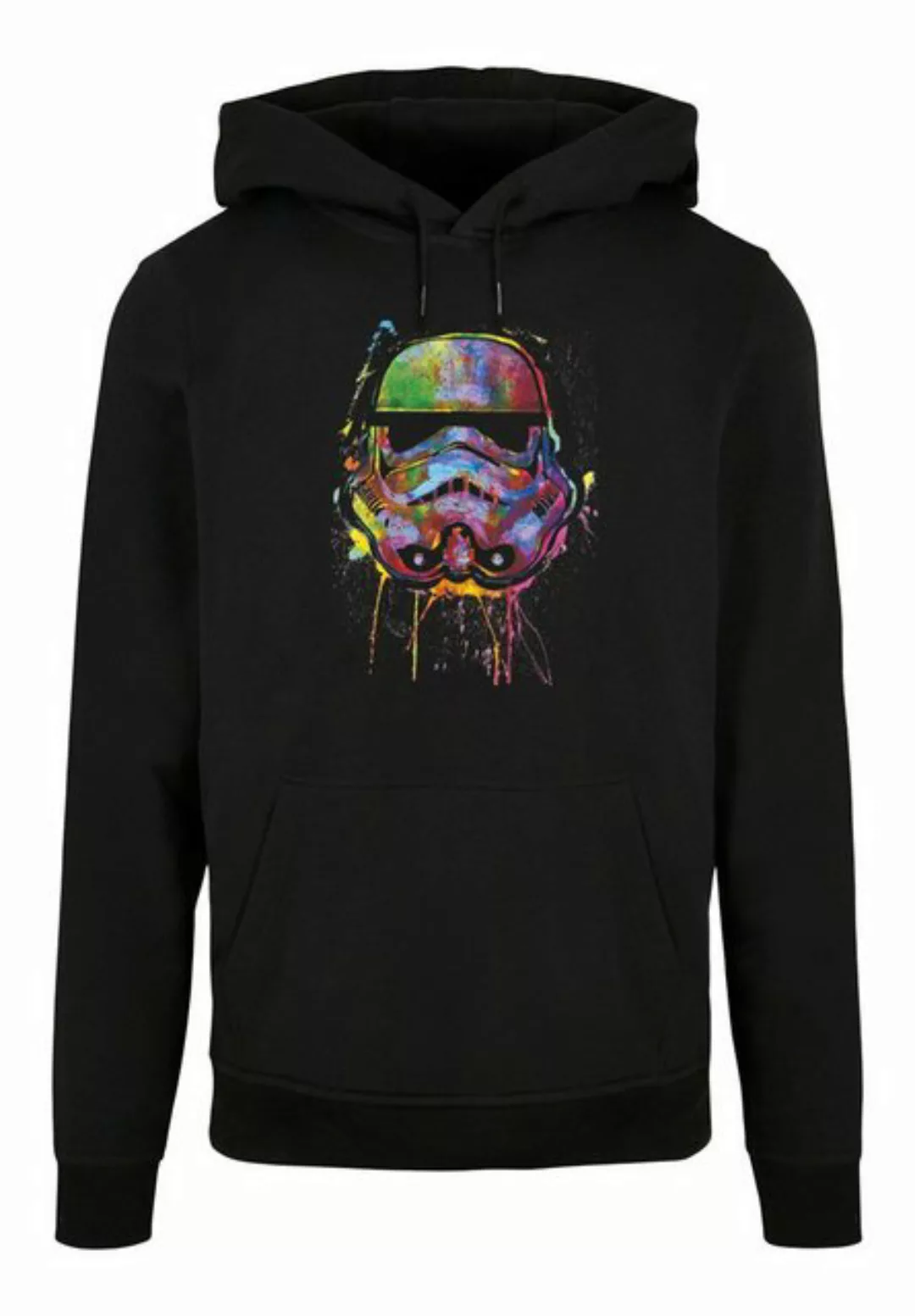 F4NT4STIC Rundhalspullover F4NT4STIC Herren Stormtrooper Paint Splats with günstig online kaufen