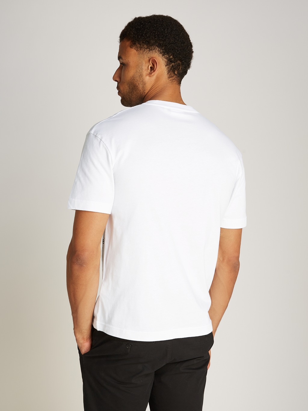 Calvin Klein T-Shirt "OFF PLACEMENT LOGO T-SHIRT", mit Logoschriftzug günstig online kaufen