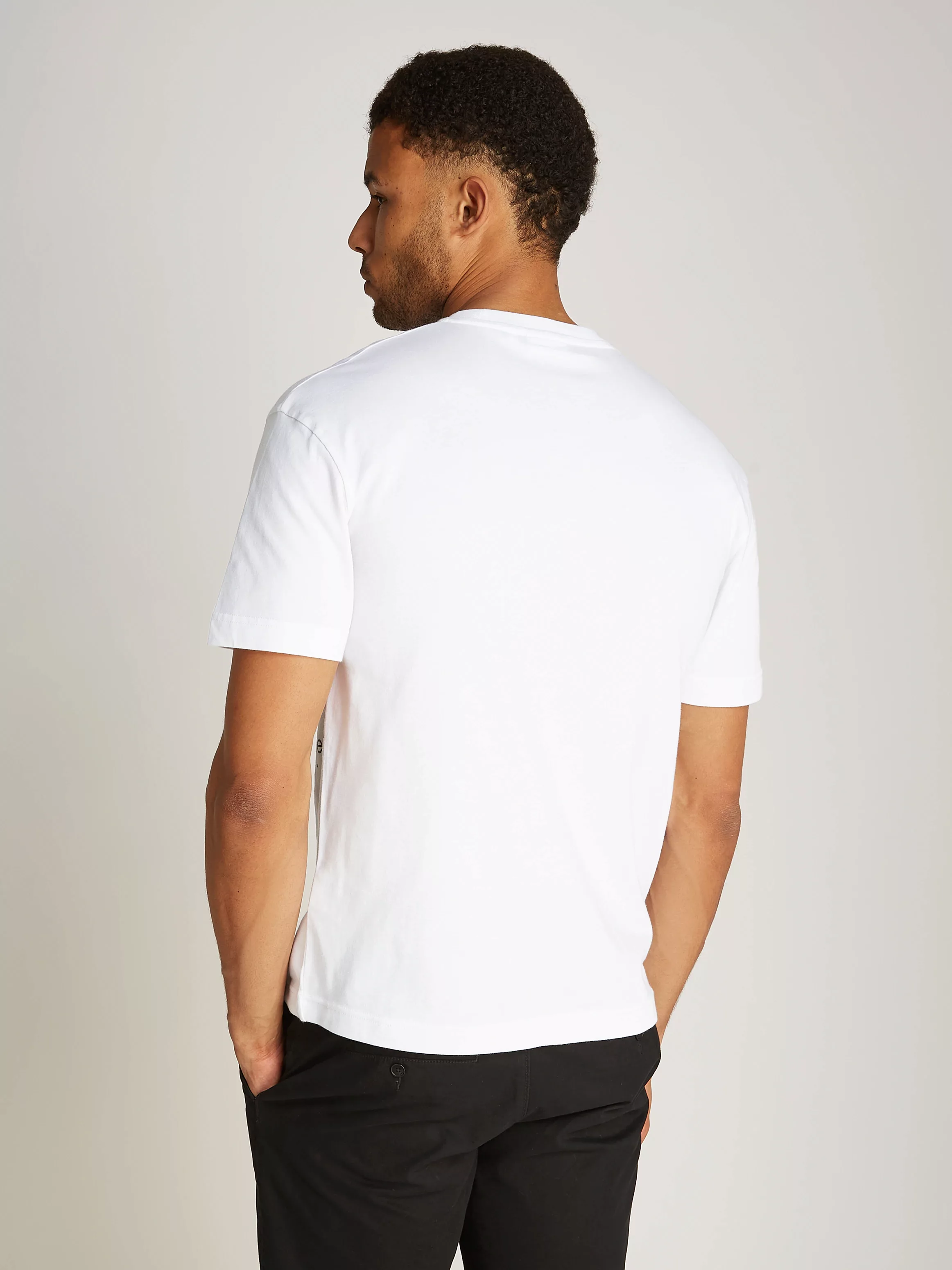 Calvin Klein T-Shirt "OFF PLACEMENT LOGO T-SHIRT", mit Logoschriftzug günstig online kaufen