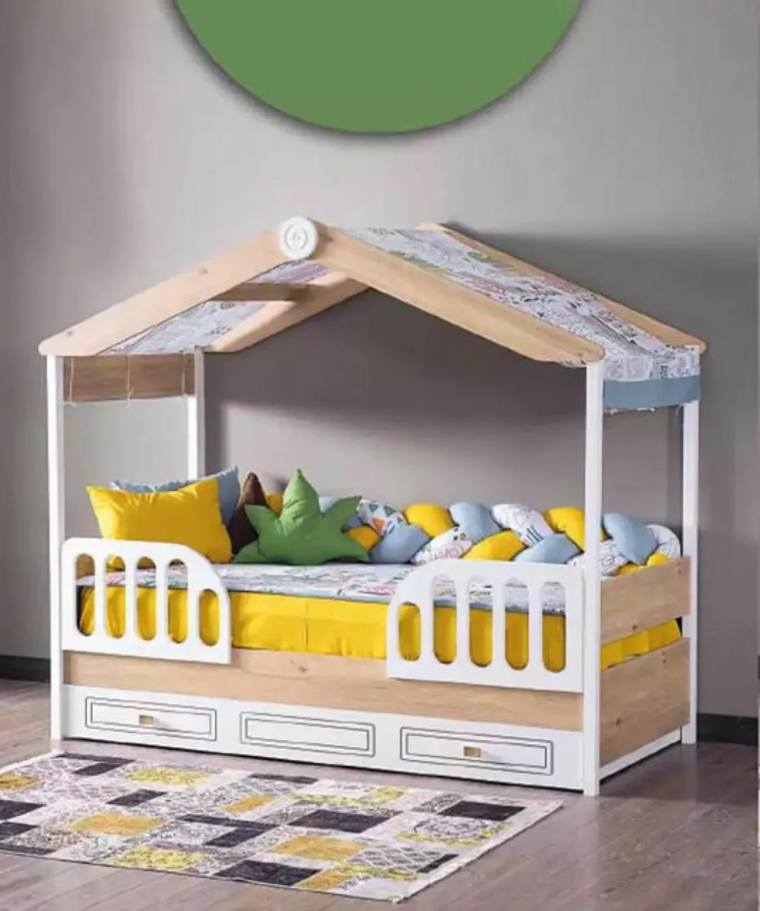 Xlmoebel Bett Neues Jugendzimmerbett aus Holz für Kinderzimmermöbel in der günstig online kaufen