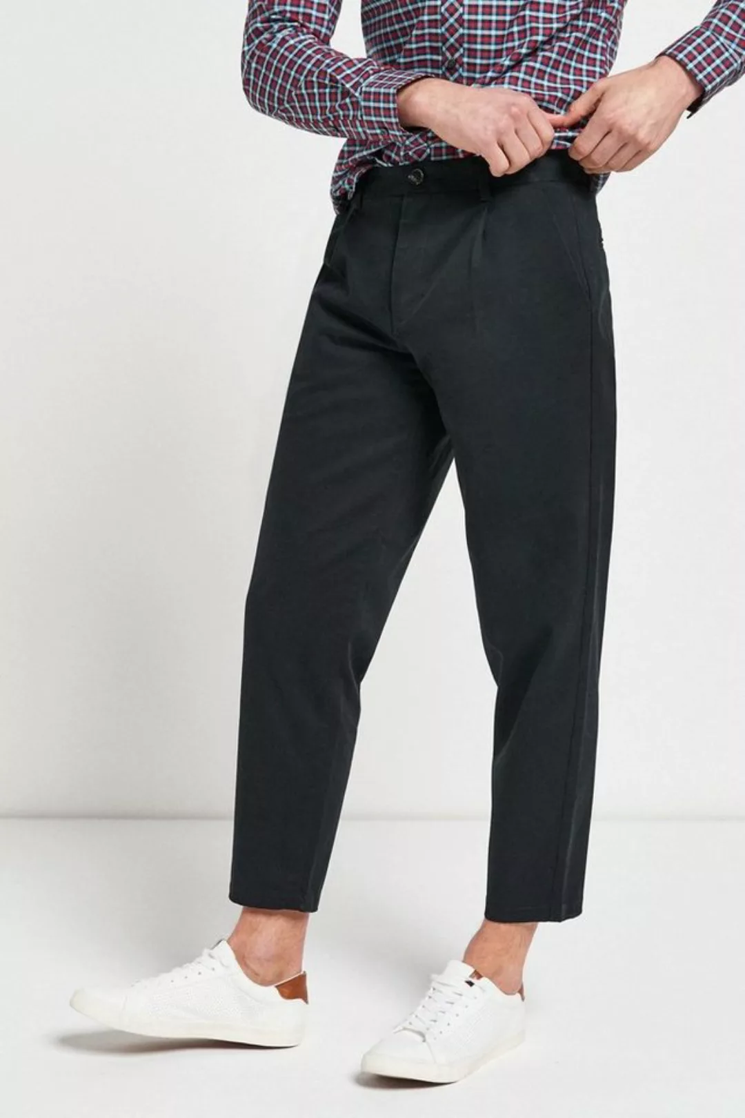 Next Chinohose Stretch-Chinohose im Relaxed Tapered Fit (1-tlg) günstig online kaufen