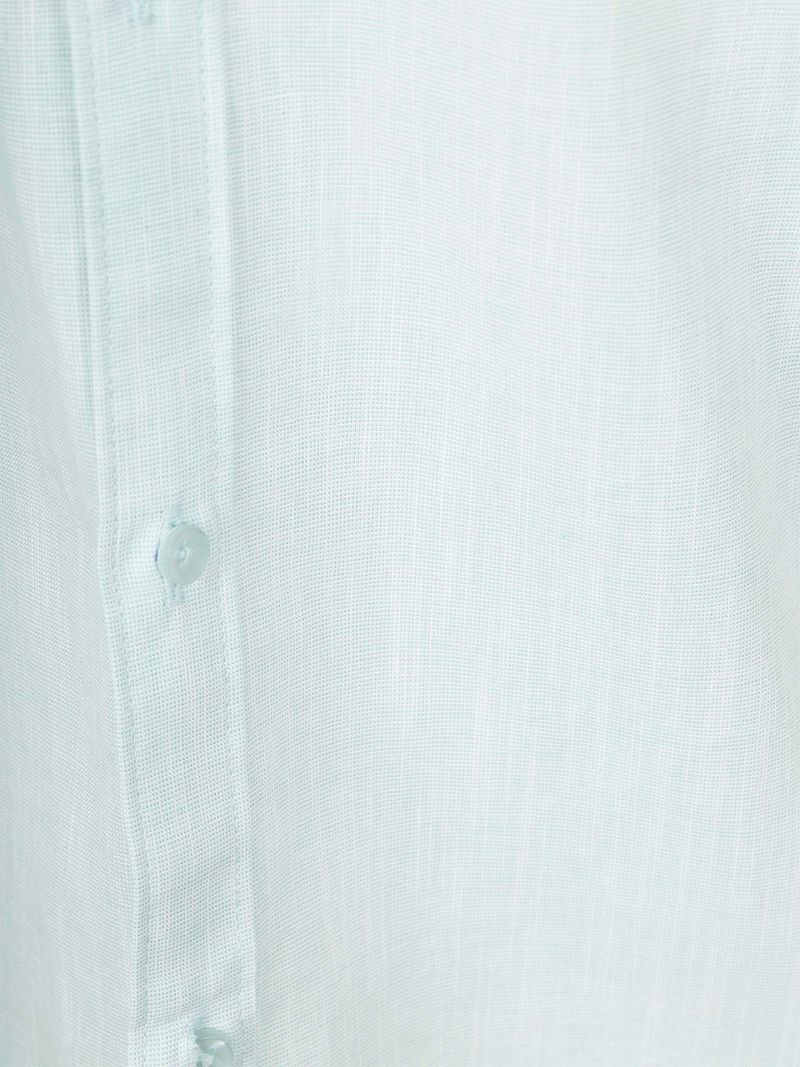 Suitable Short Sleeves Hemd Cotton Slub Hellgrün - Größe XL günstig online kaufen