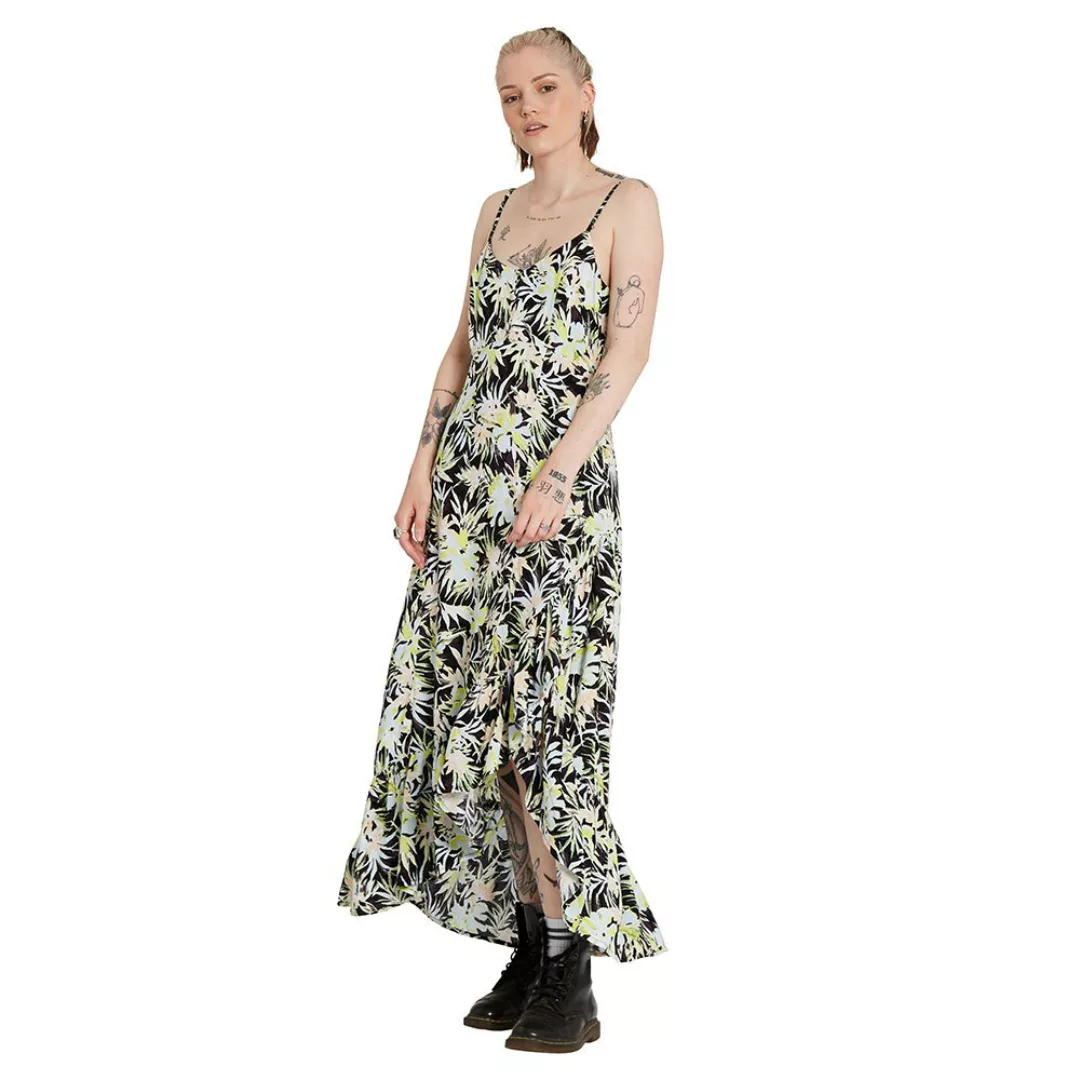 Volcom Thats My Type Maxi Langes Kleid S Lime günstig online kaufen