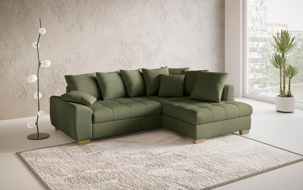 Mr. Couch Ecksofa »Nikita II, L-Form«, Wahlweise mit Bettfunktion, Bettkast günstig online kaufen