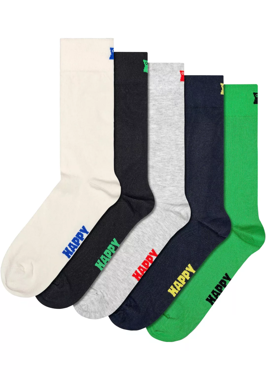 Happy Socks Socken, (Set, 5 Paar), mit schlichtem Look günstig online kaufen
