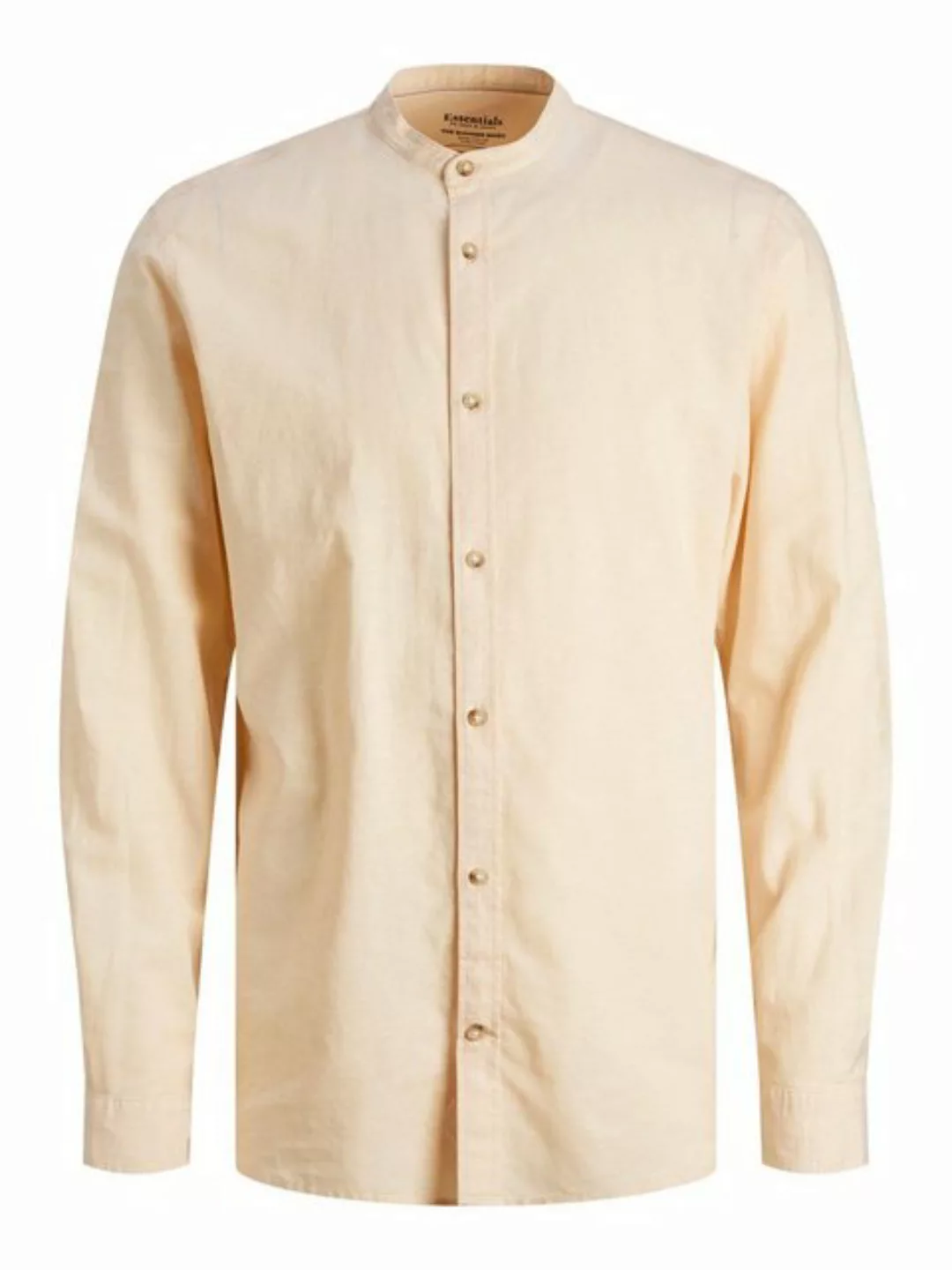 Jack & Jones Langarmhemd JJESUMMER BAND LINEN BLEND SHIRT LS SN günstig online kaufen