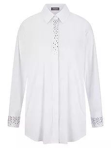Long-Bluse BASLER weiss günstig online kaufen