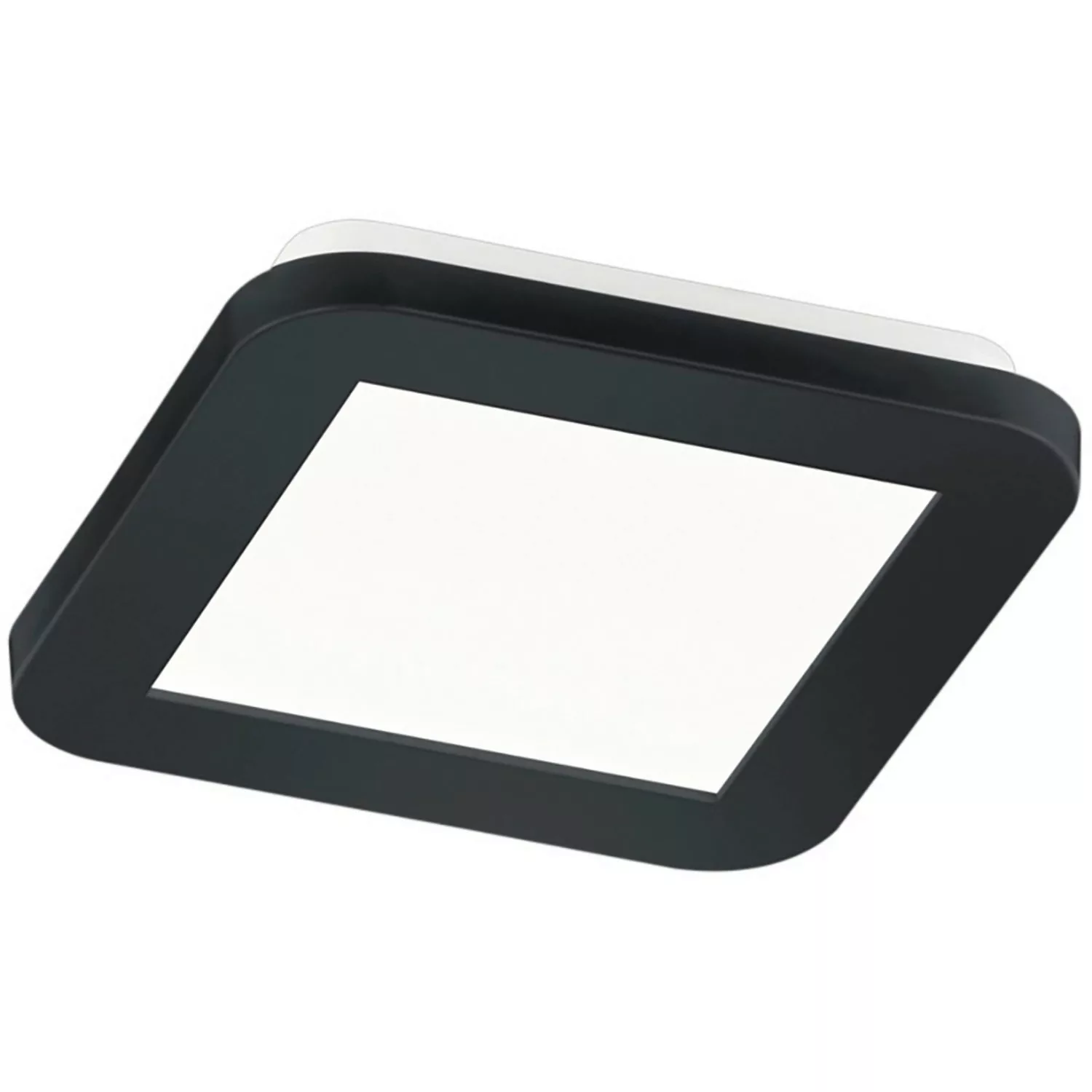 Reality LED Deckenleuchte Camillus Schwarz matt 30 mm x 170 mm x 170 mm günstig online kaufen