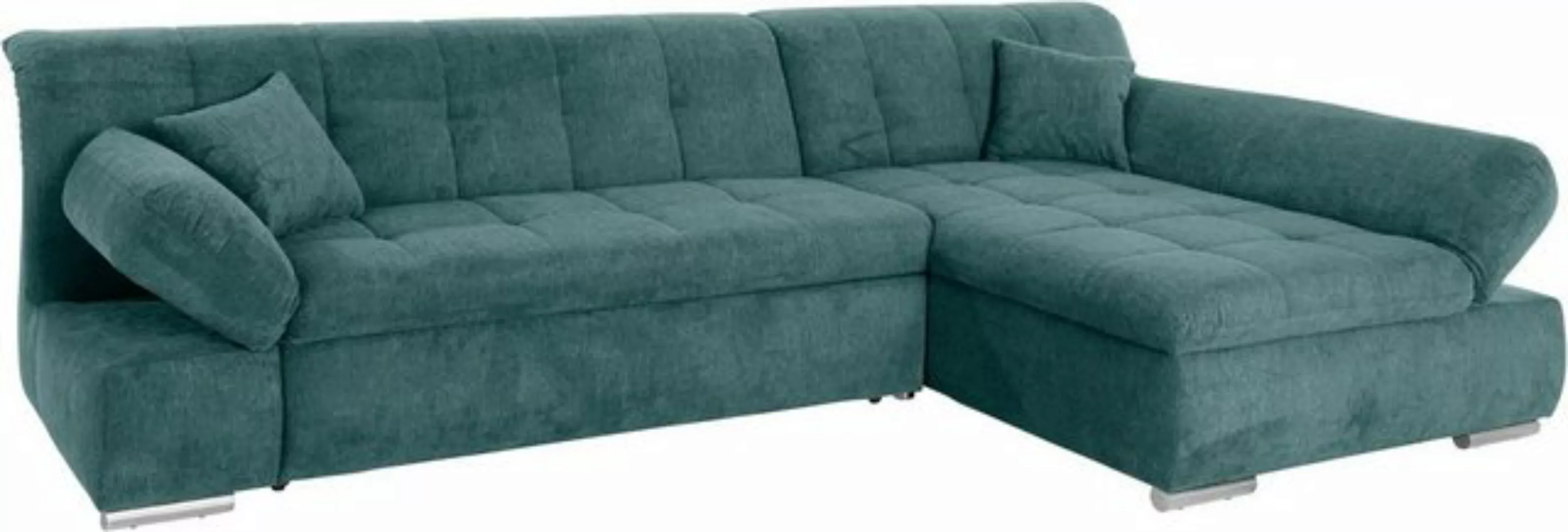 DOMO collection Ecksofa "Mona L-Form", wahlweise mit Bettfunktion günstig online kaufen