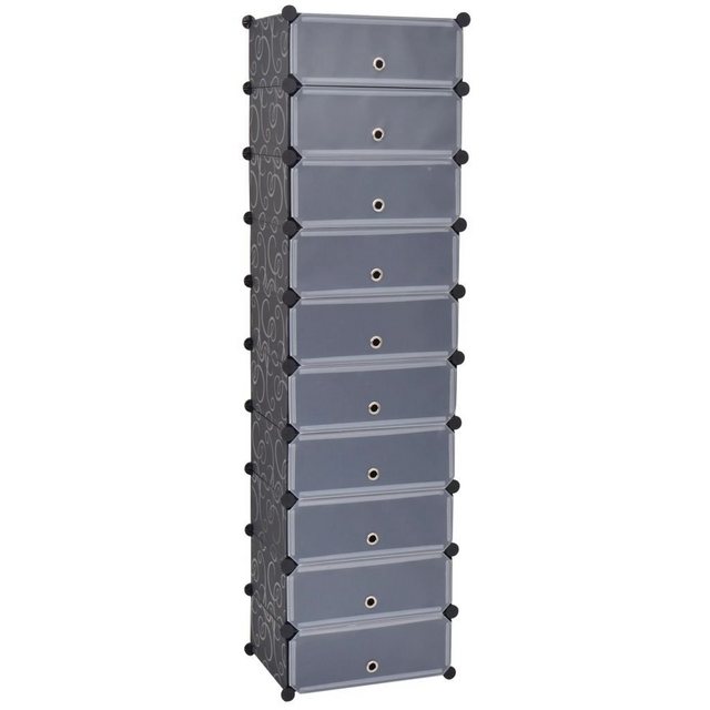 vidaXL Schuhschrank Schuh-Organizer Schuhregal Standregal Zusammenklappbar günstig online kaufen