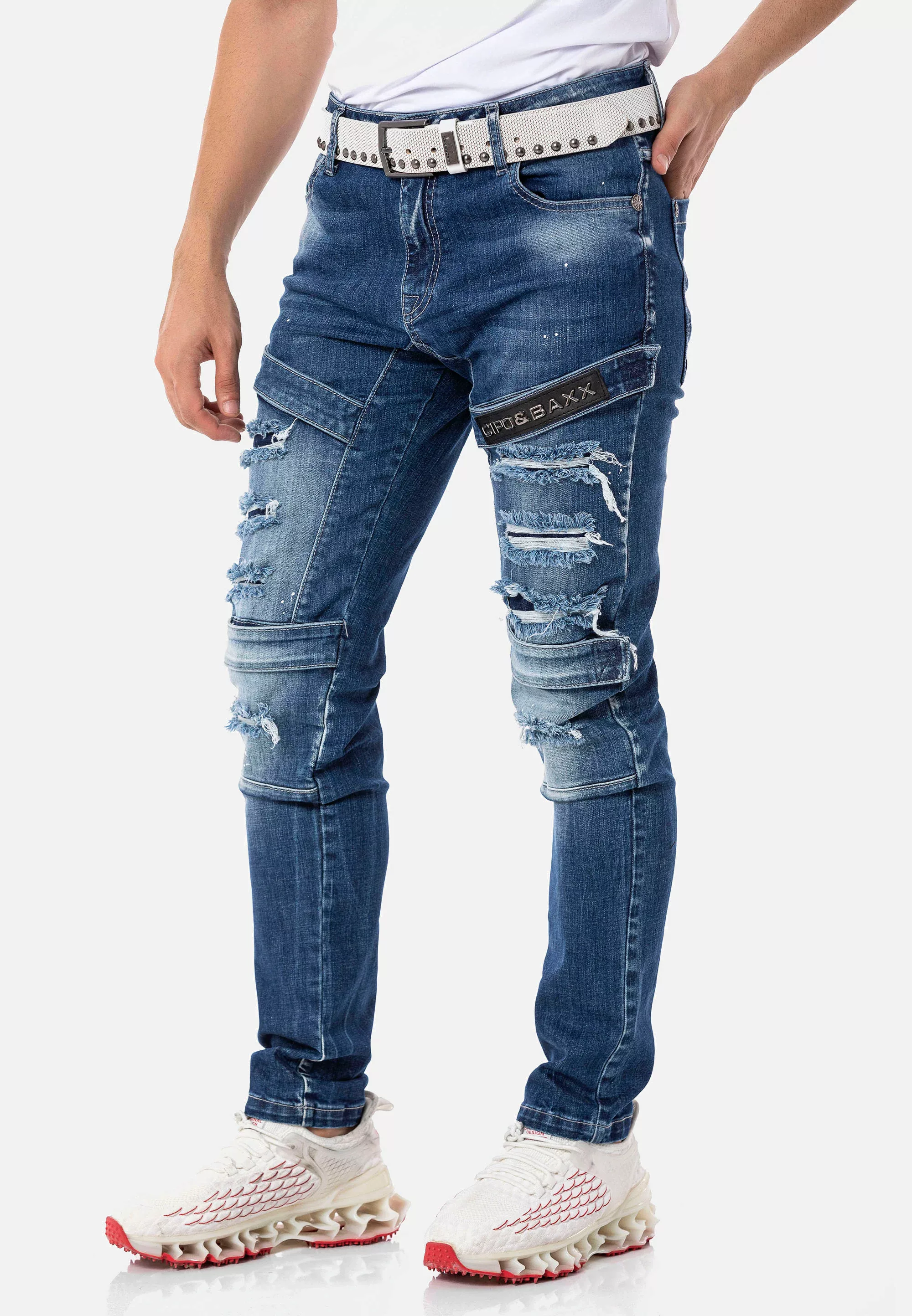 Cipo & Baxx Straight-Jeans, in geradem Schnitt günstig online kaufen