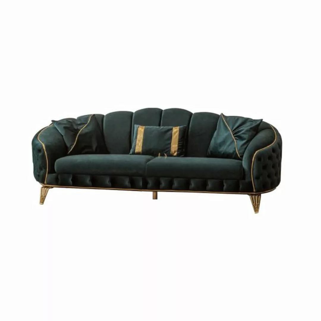 Xlmoebel 3-Sitzer Chesterfield Zweisitzer und Dreisitzer Polstersofa aus Te günstig online kaufen