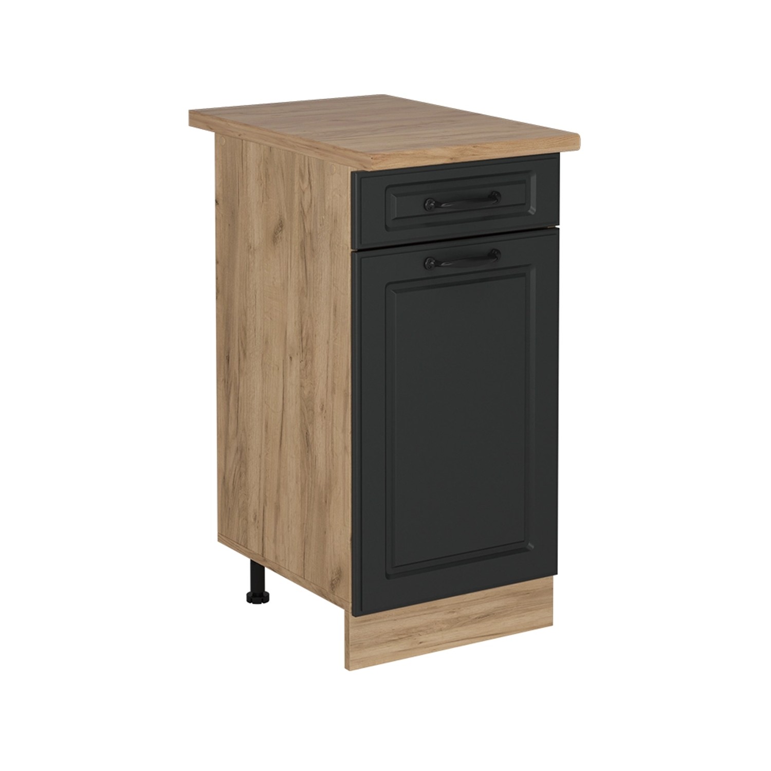 Vicco Unterschrank R-Line, Anthrazit Landhaus/Goldkraft Eiche, günstig online kaufen