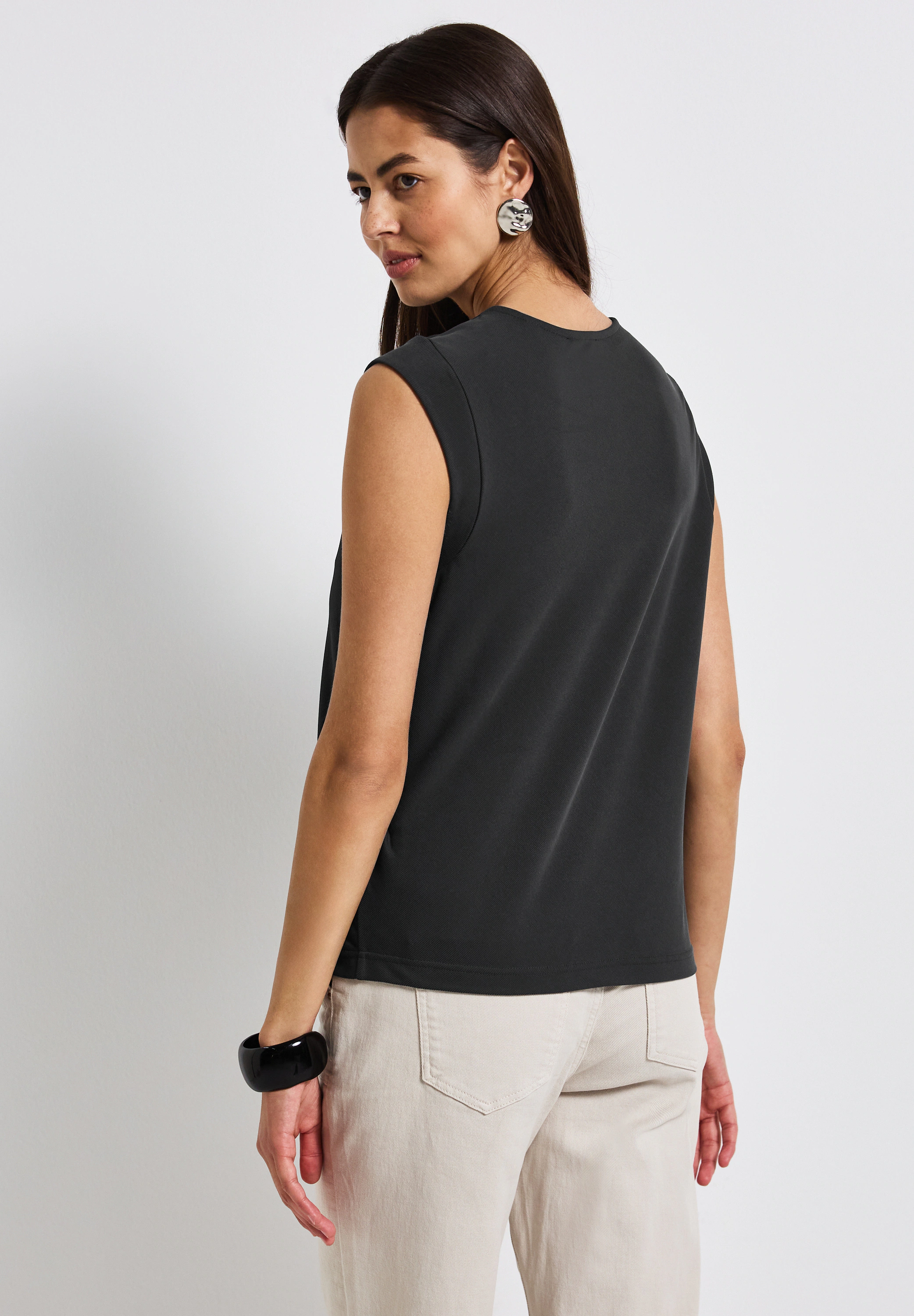 STREET ONE T-Shirt, mit V-Ausschnitt günstig online kaufen