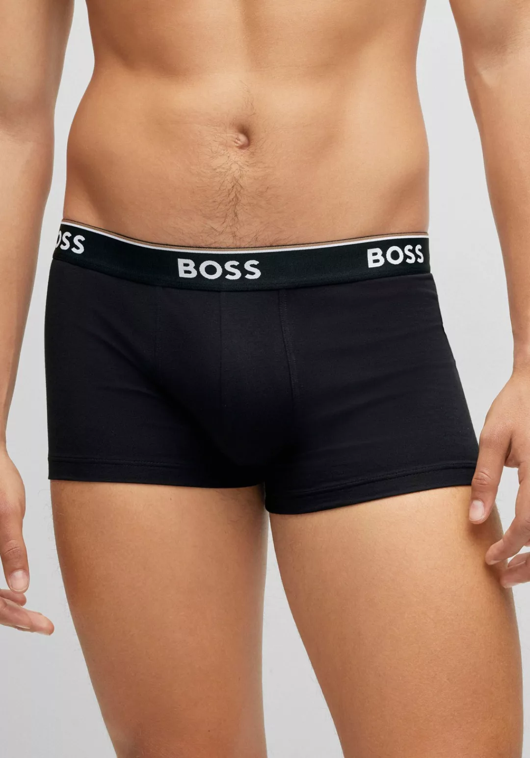 BOSS Boxer, (Packung, 3 St., 3er-Pack), mit BOSS Schriftzug auf dem Bund günstig online kaufen