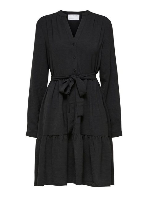 Selected Mivia Kurzes Kleid Mit Langen Ärmeln 40 Black günstig online kaufen
