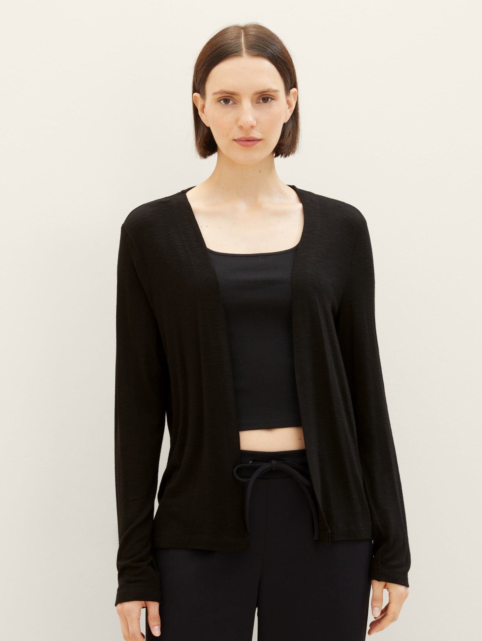 TOM TAILOR Langarmshirt Leichter Cardigan Leichter günstig online kaufen
