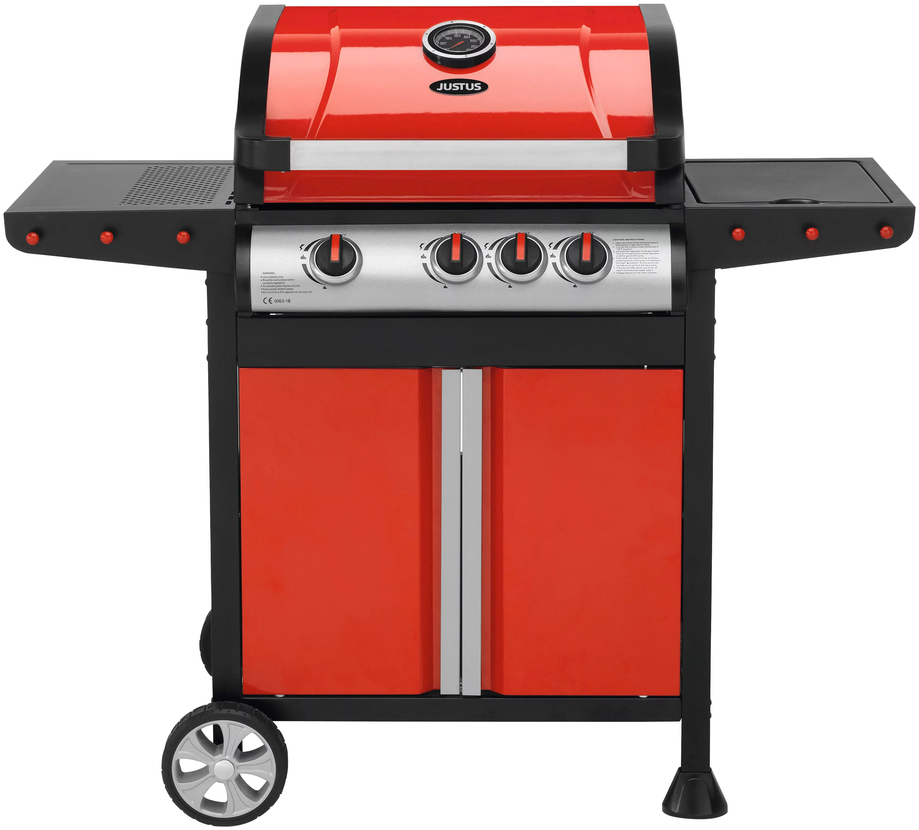 JUSTUS Gasgrill "Genius", BxTxH: 122x57x106 cm günstig online kaufen