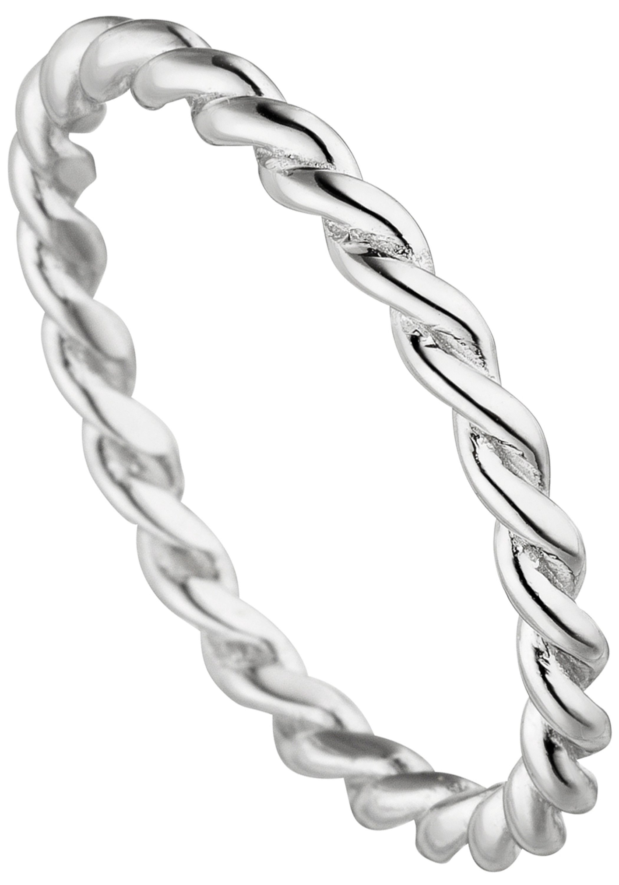 JOBO Fingerring Geflochtener Ring, 925 Silber günstig online kaufen