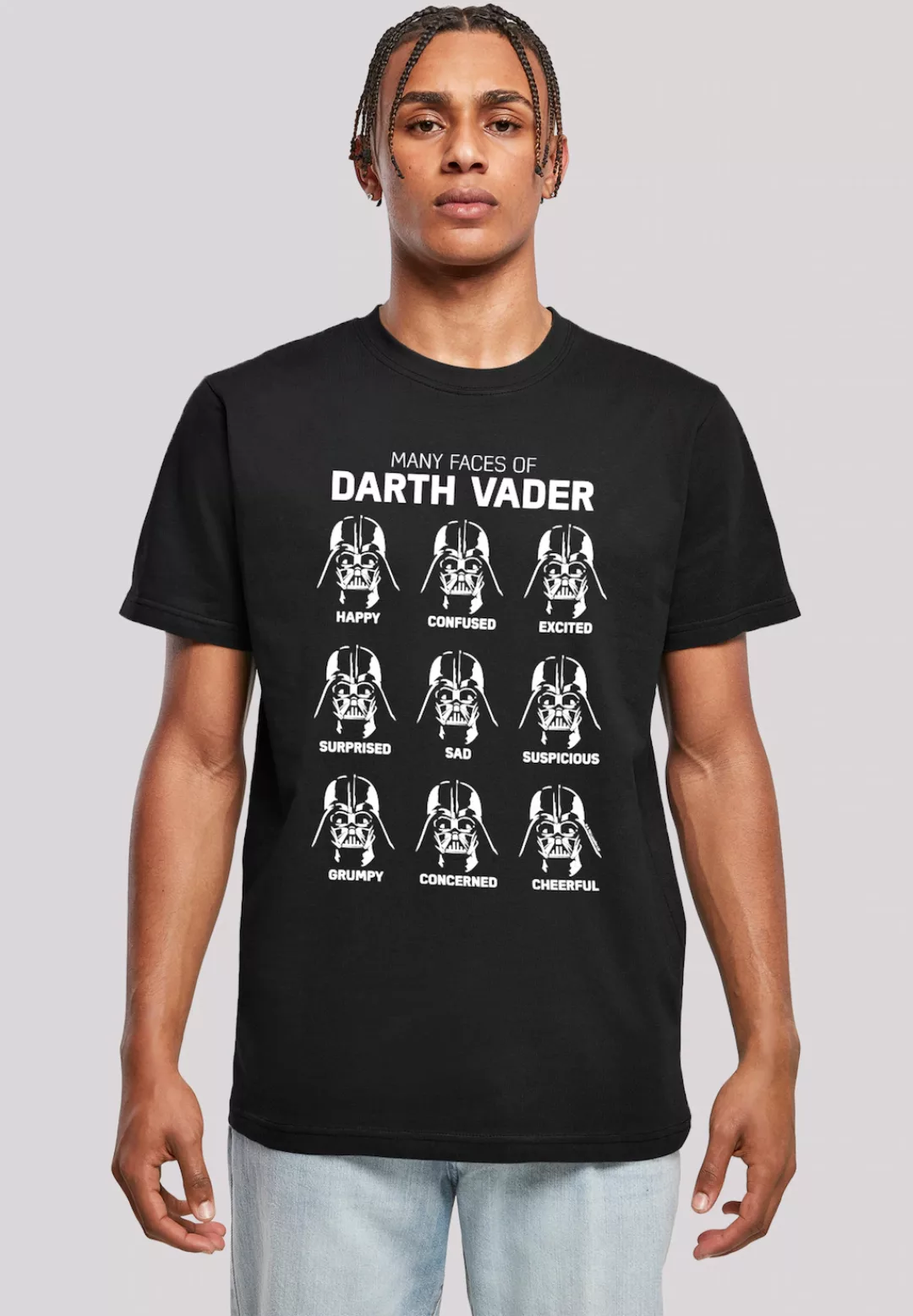 F4NT4STIC T-Shirt "Star Wars The Many s Of Darth Vader", Print günstig online kaufen