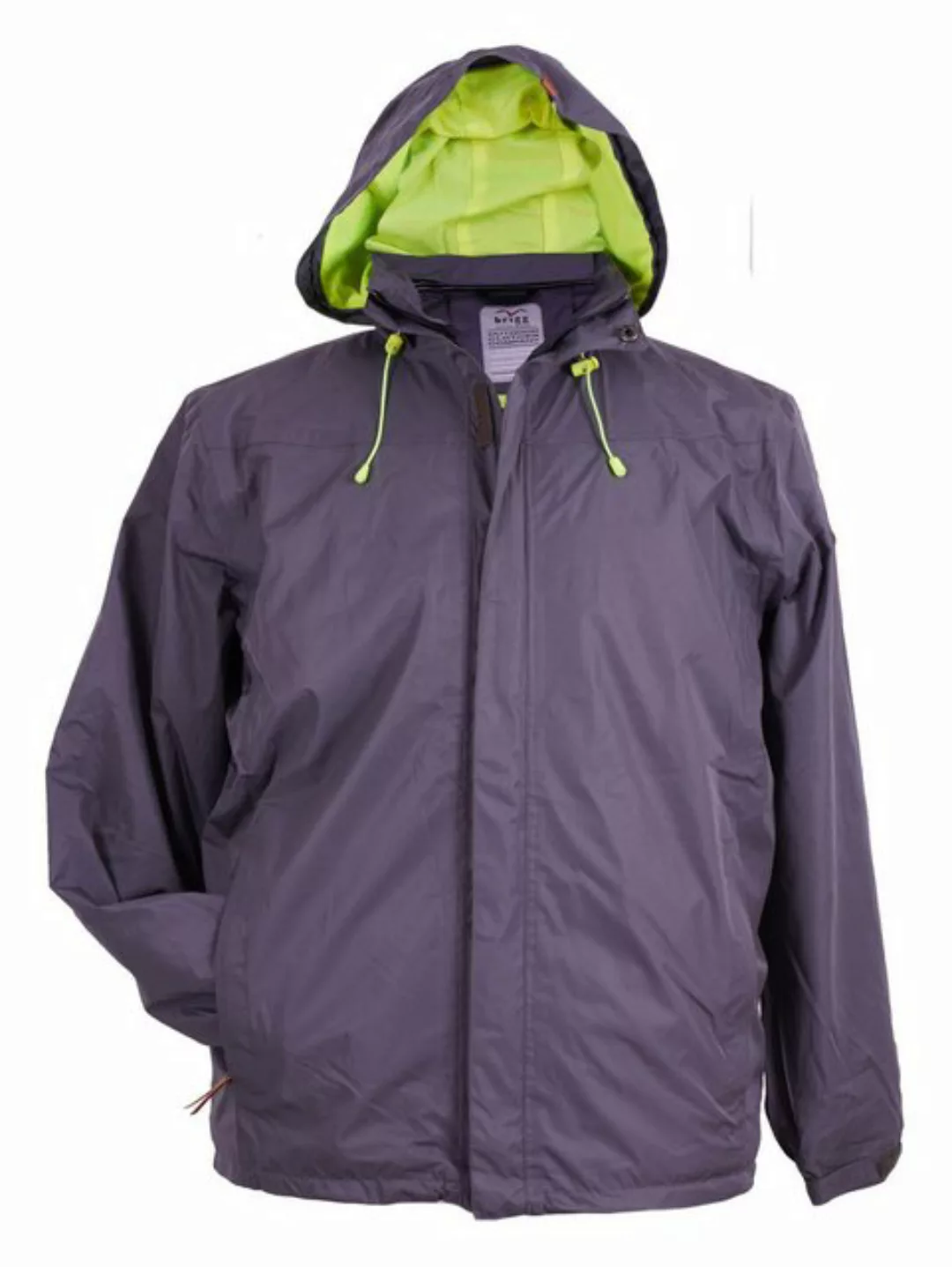 Brigg Outdoorjacke Leichte Outdoor Jacke mit Kapuze von Brigg anthrazit günstig online kaufen