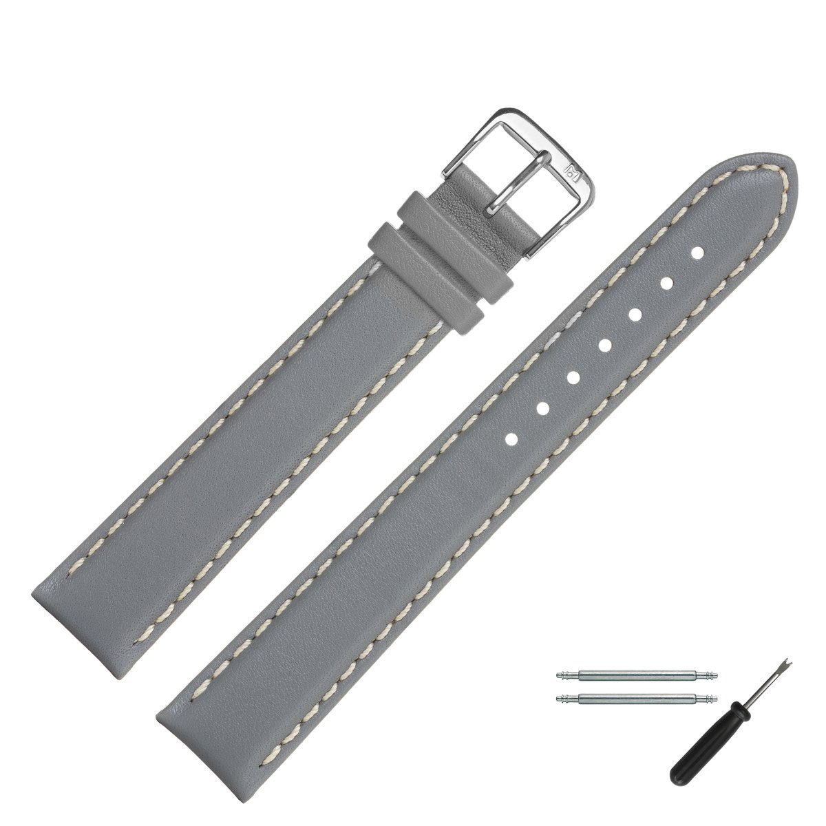 MARBURGER Uhrenarmband 24mm Leder XL Extra günstig online kaufen