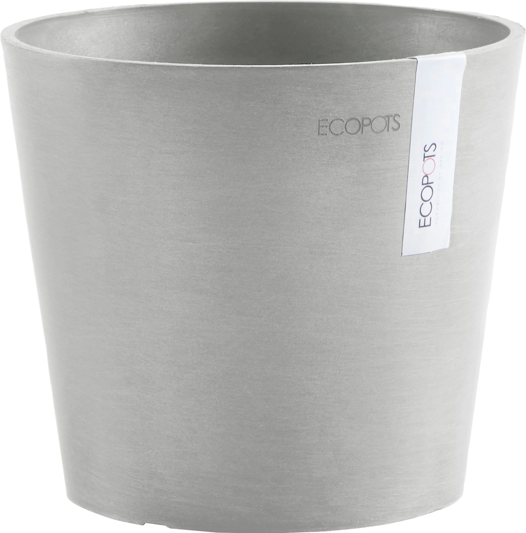 Ecopots Pflanztopf Amsterdam Mini Weißgrau 17 cm günstig online kaufen