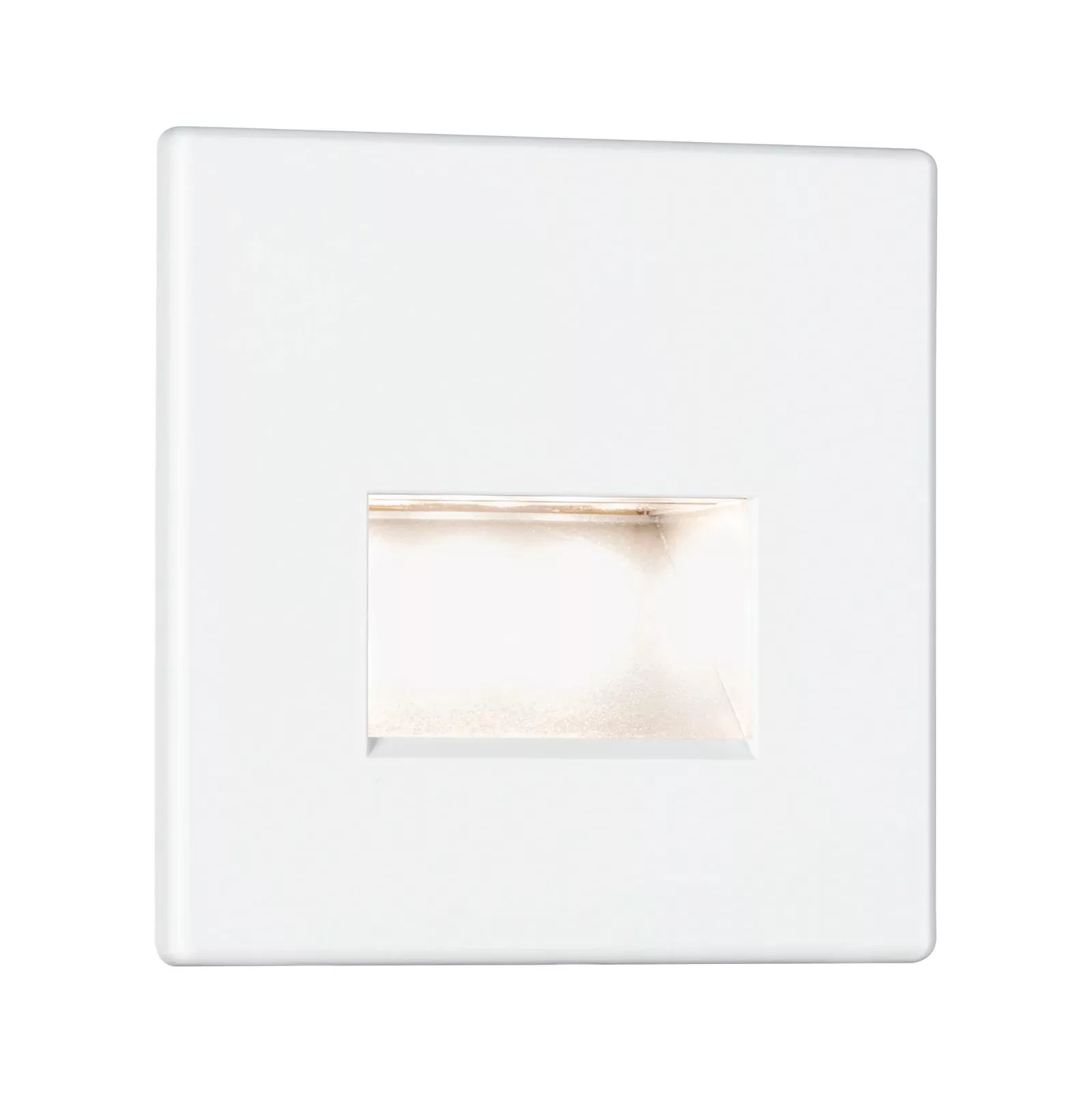 LED Wandeinbauleuchte Edge Quadro in Weiß-matt 1,4W 50lm günstig online kaufen