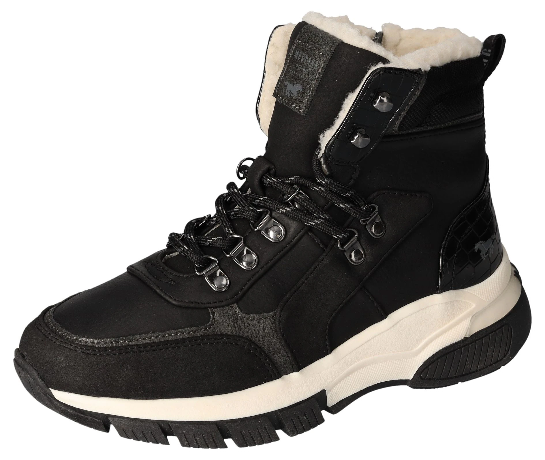 Mustang Shoes Winterboots, Schnürboots, Outdoorboots, Warmfutter, mit Schaf günstig online kaufen