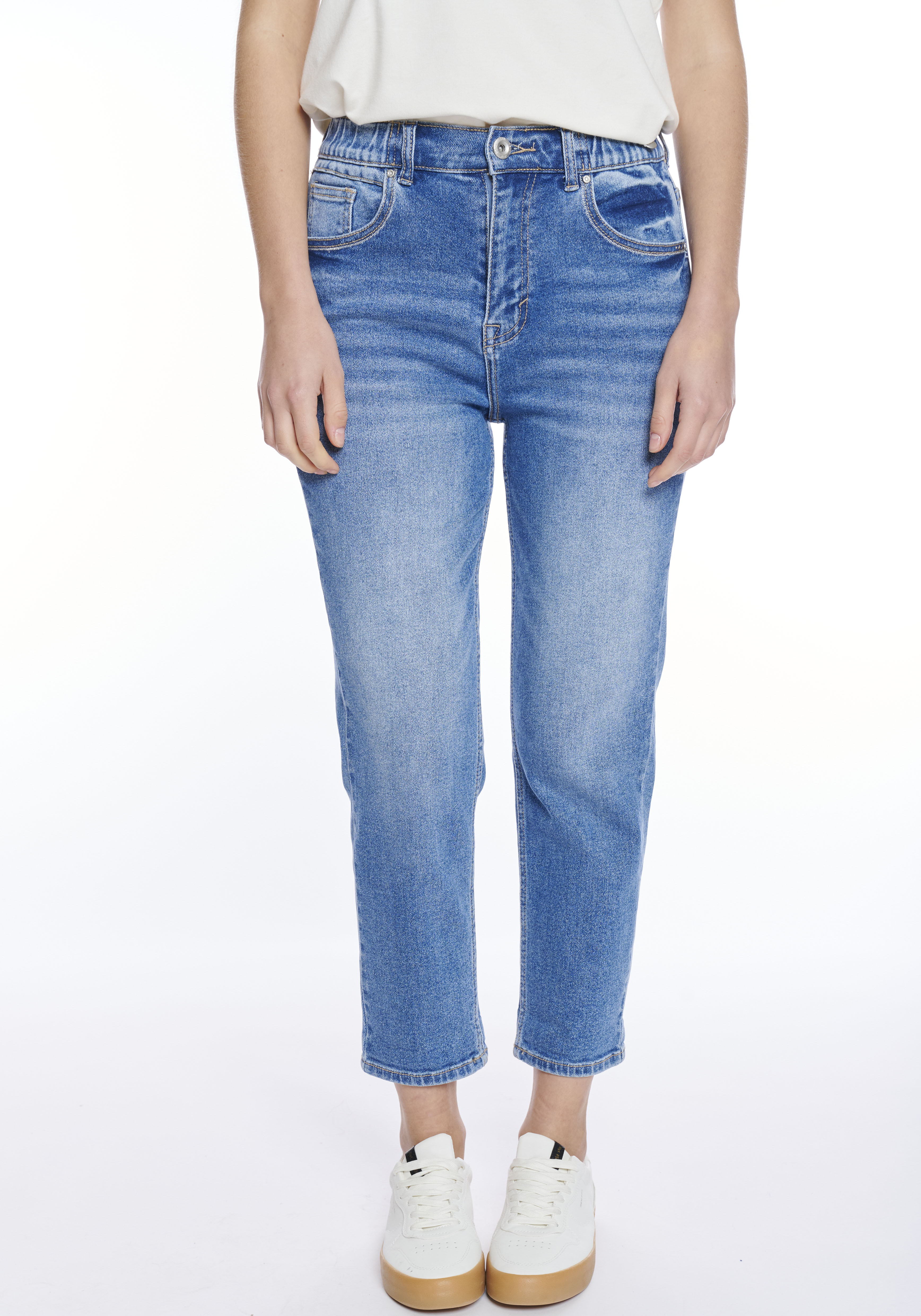 ZABAIONE High-waist-Jeans "Ma44rbella", mit seitlichem Gummizug am Bund günstig online kaufen