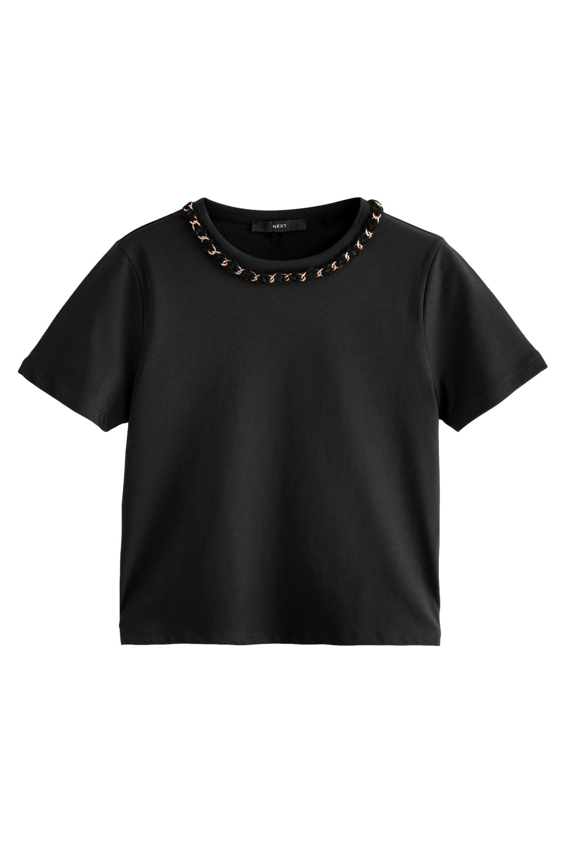 Next T-Shirt T-Shirt mit Kettendetail 100 % günstig online kaufen