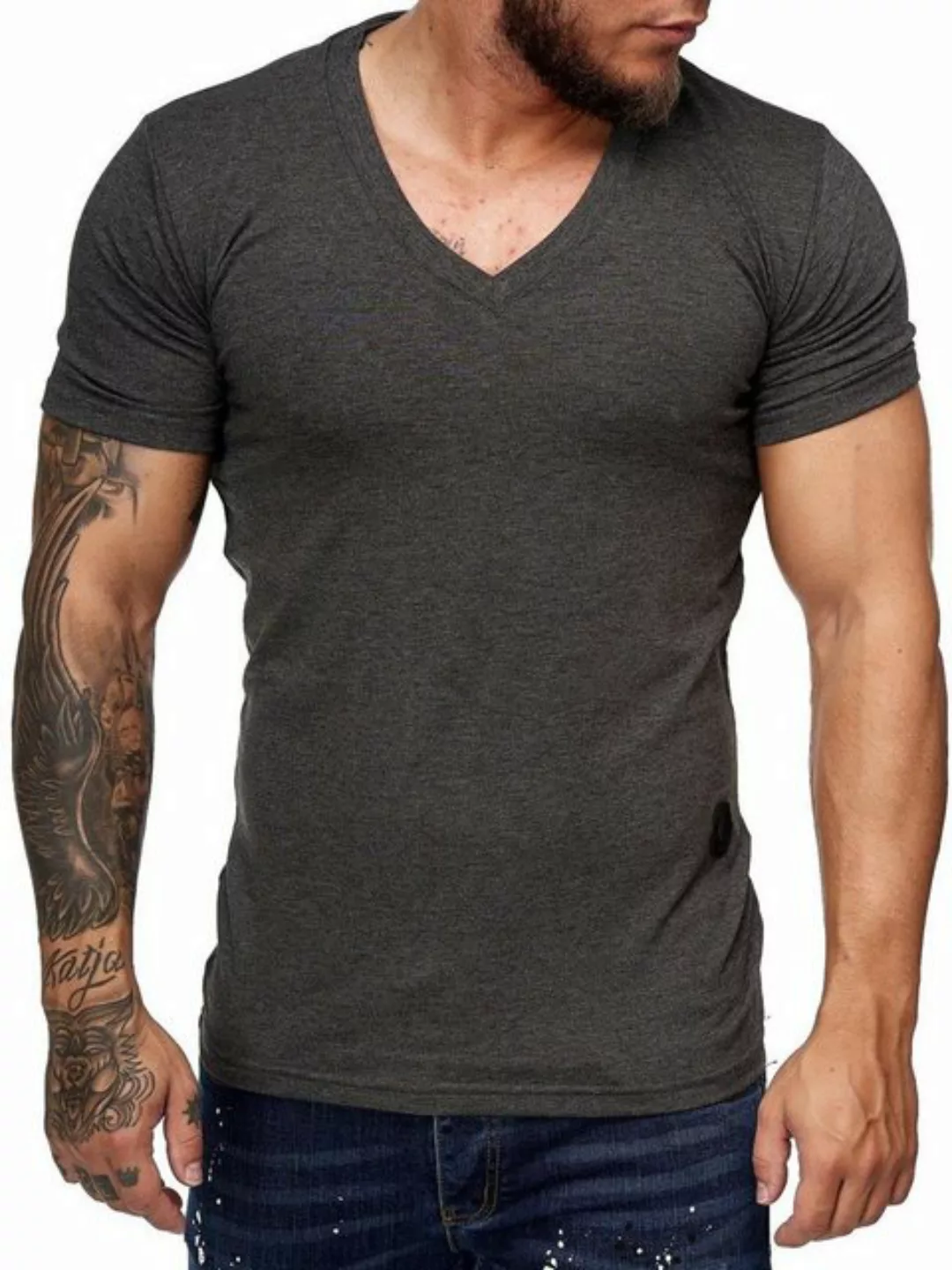 OneRedox T-Shirt 8031ST (Shirt Polo Kurzarmshirt Tee, 1-tlg) Fitness Freize günstig online kaufen