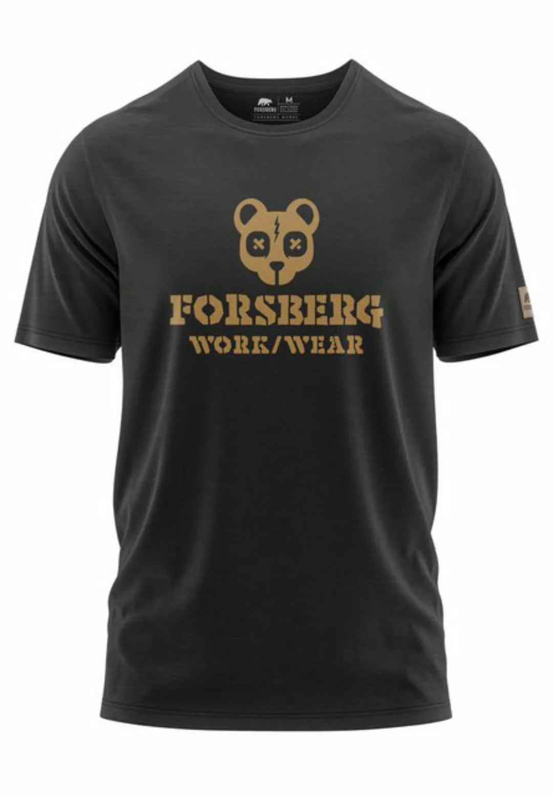 FORSBERG T-Shirt Björnarson mit Brustlogo günstig online kaufen