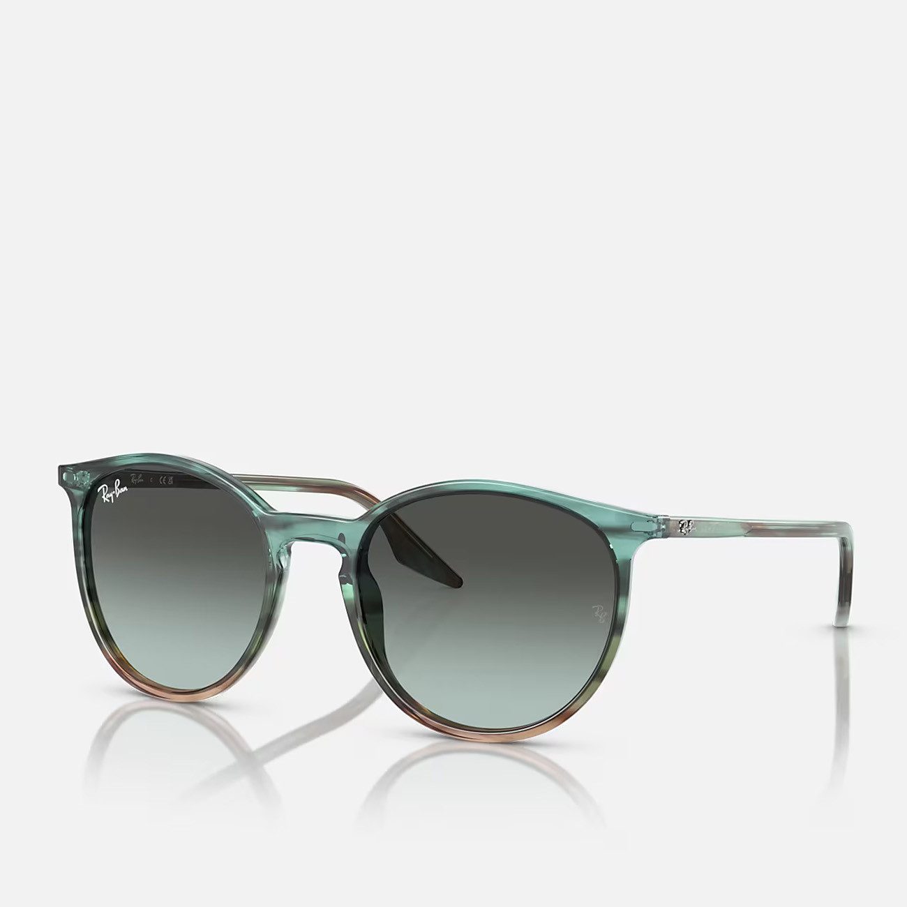 Ray-Ban Sonnenbrille Ray-Ban RB2204 Striped Blue günstig online kaufen