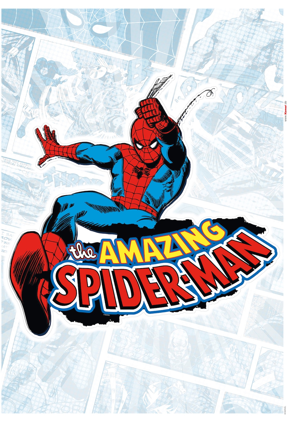 Komar Wandtattoo "Spider-Man Comic Classic - Größe 50 x 70 cm", (1 St.), se günstig online kaufen