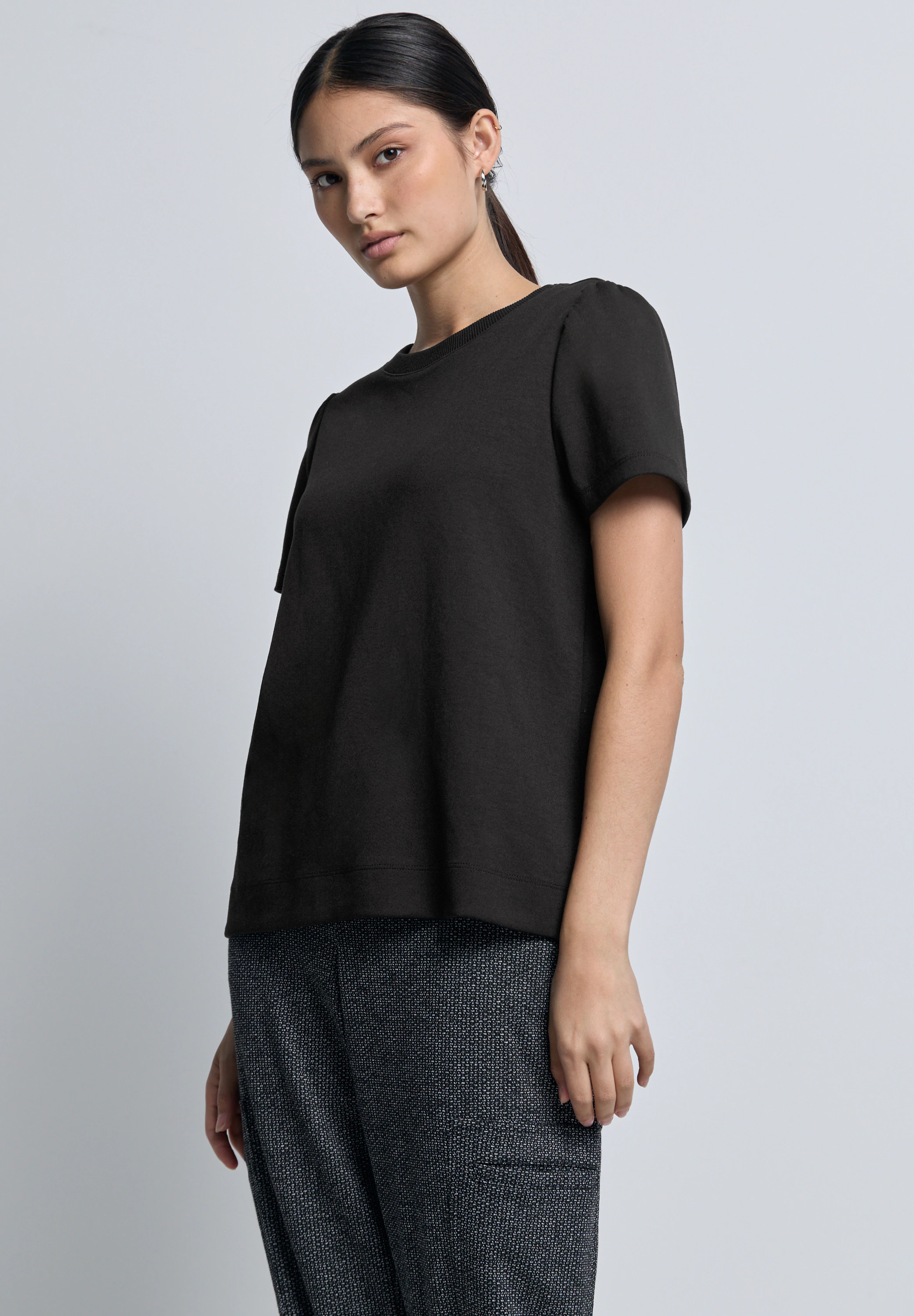 STREET ONE STUDIO T-Shirt, mit Rundhalsausschnitt günstig online kaufen